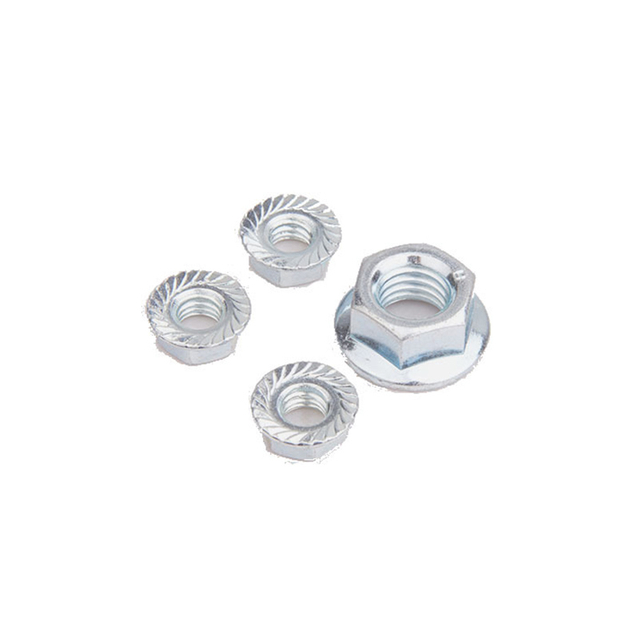 தட்டுதல் KNURLED BOOTH HEX FLANGE NON SLIP NUT
